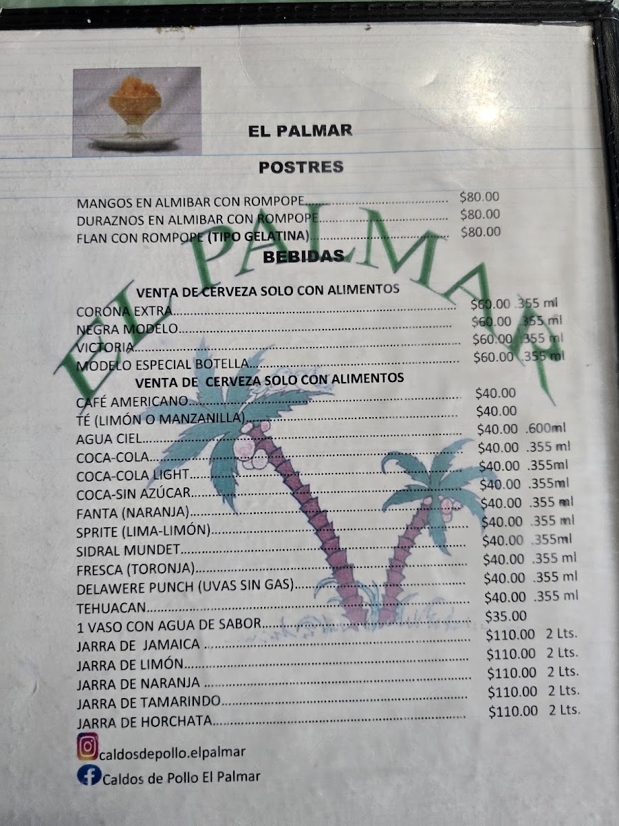 Chicken Soup, Meat Tacos, Beer Menu - Image 3