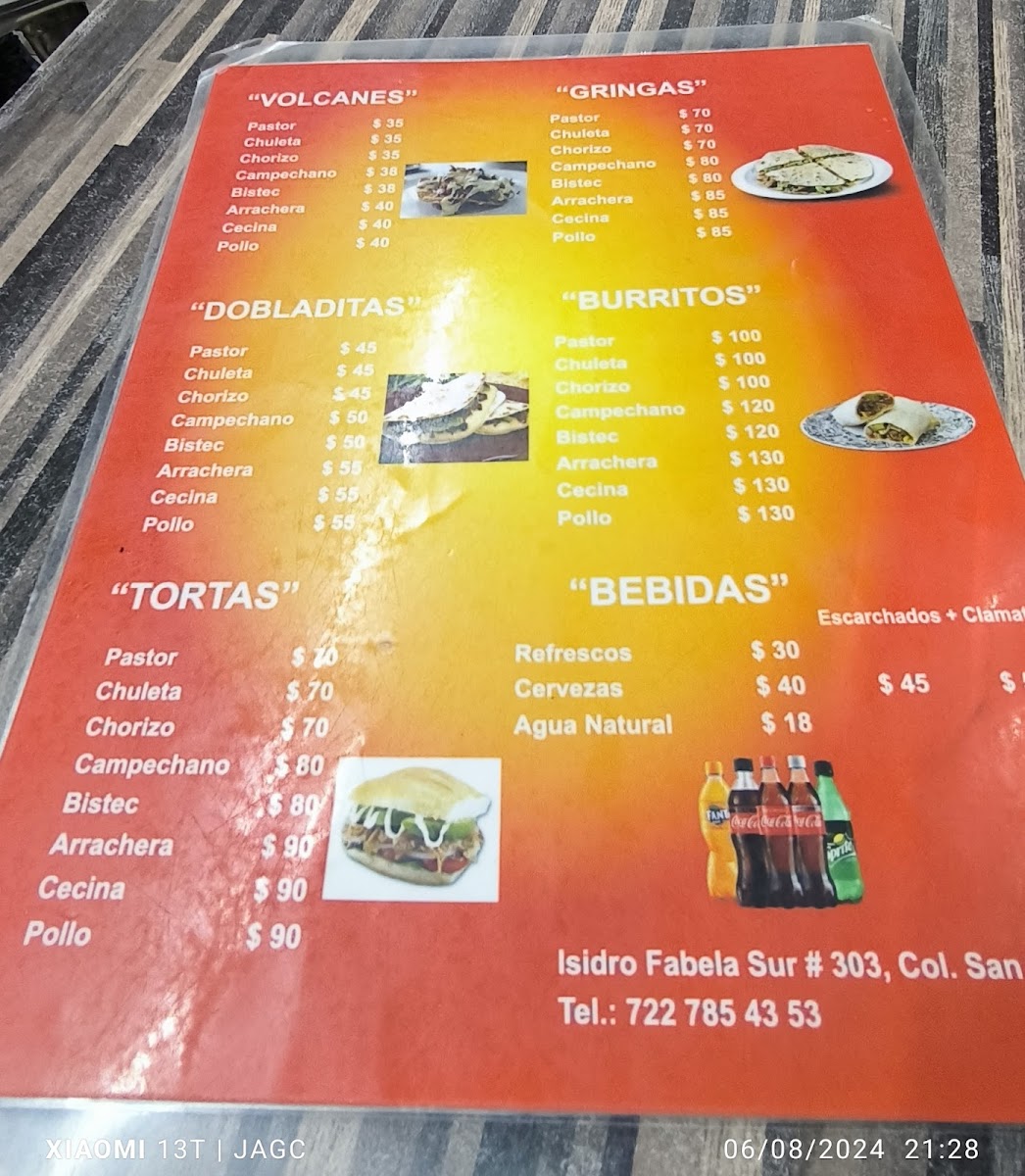 Chicken Soup, Meat Tacos, Beer Menu - Image 5